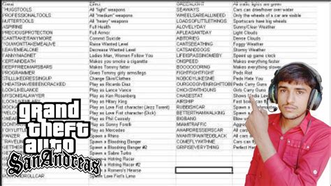 game gta san andreas cheat codes|san andreas cheat codes 2021.